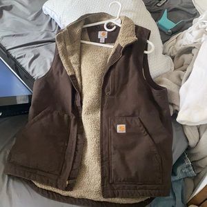 Carhartt Sherpa Lined Work Vest- Medium Tall